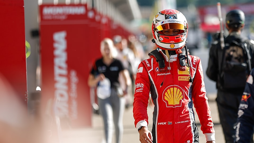 Shell Scuderis Ferrari driver