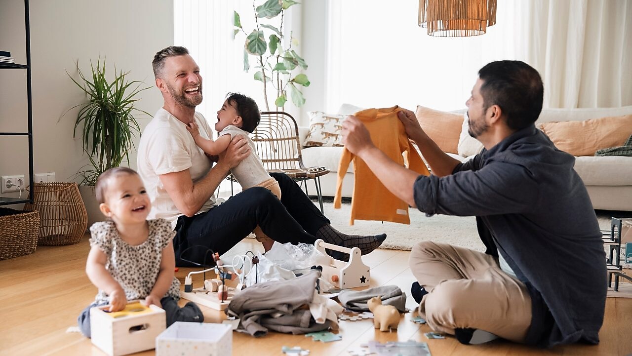 parents with their baby