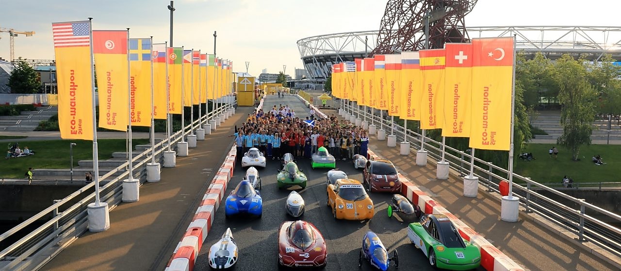 Shell Eco-marathon, Londyn, 2017 Start