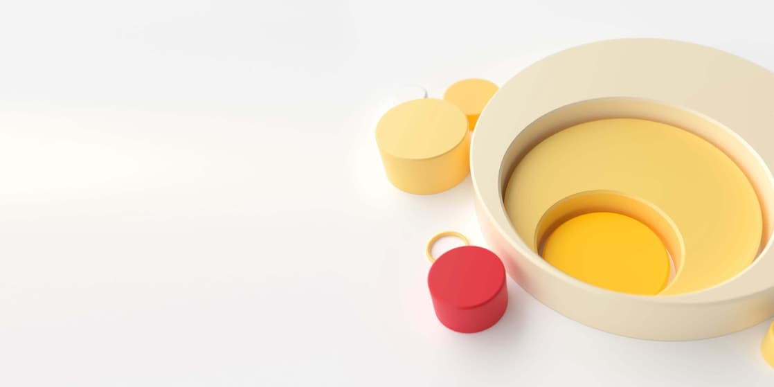 Ilustracja 3D przedstawiająca filar osiągnięcia zerowej emisji netto