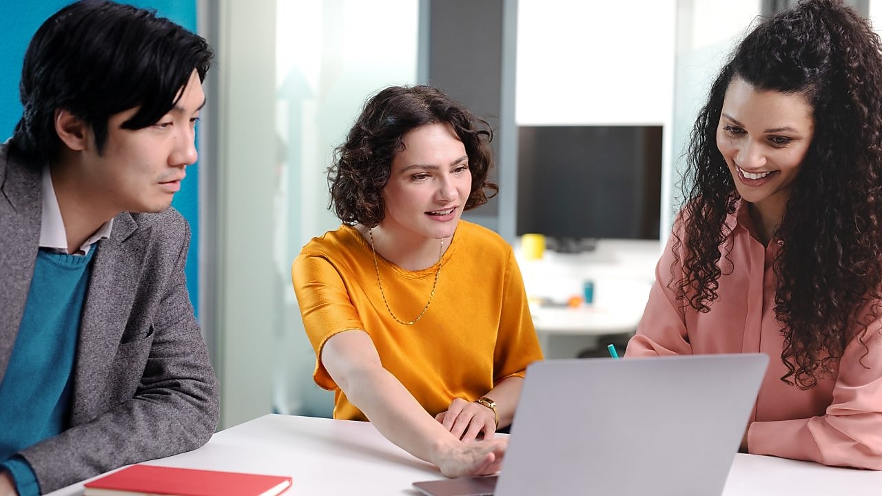 Shell colleagues in a meeting