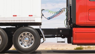 Ciężarówka na autostradzie