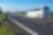 Bus running on road