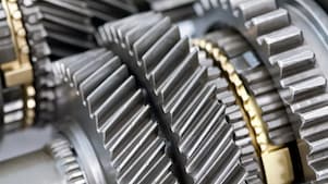 Zdjęcie ze zbliżeniem na skrzynię biegów