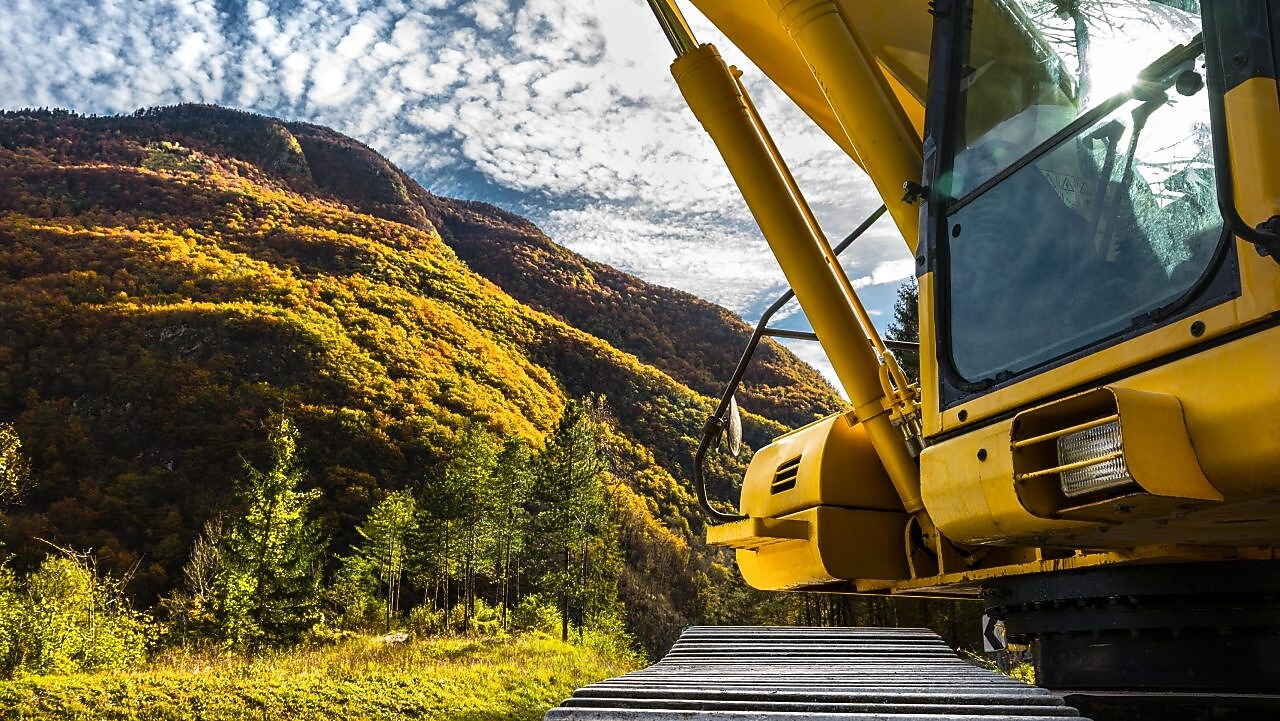 urządzenie w górach