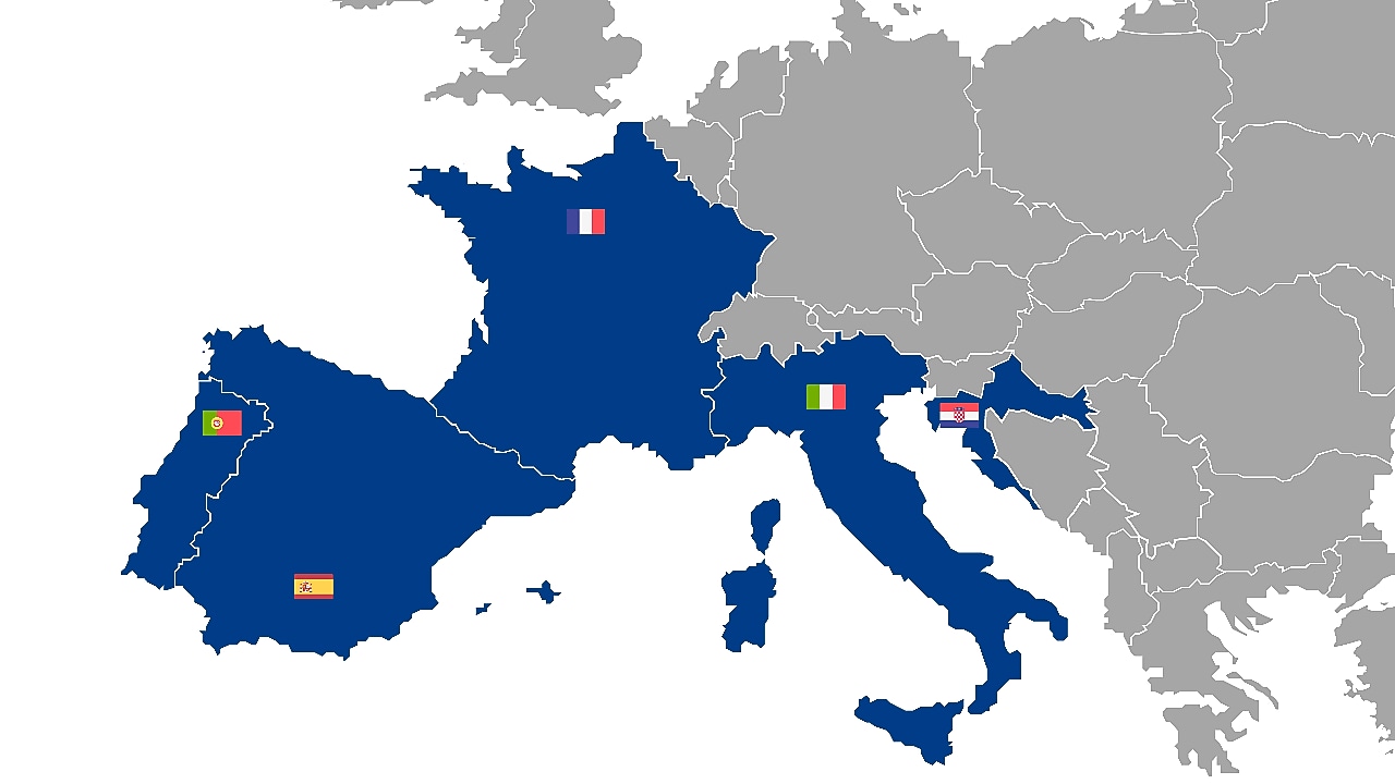Zasięg Telepass Medpass w Europie
