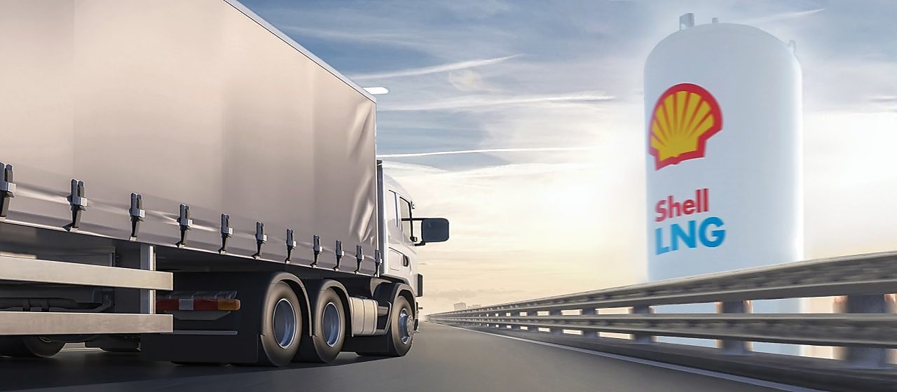 Shell LNG truck