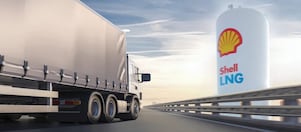 Shell LNG truck