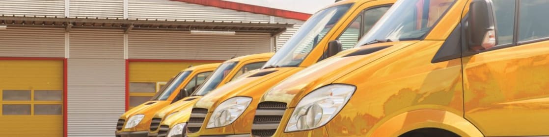 yellow Fleet Card Vans