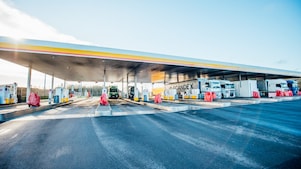 Stacja Shell Berchem z 27 dystrybutorami