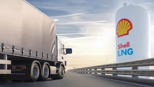 Shell LNG truck