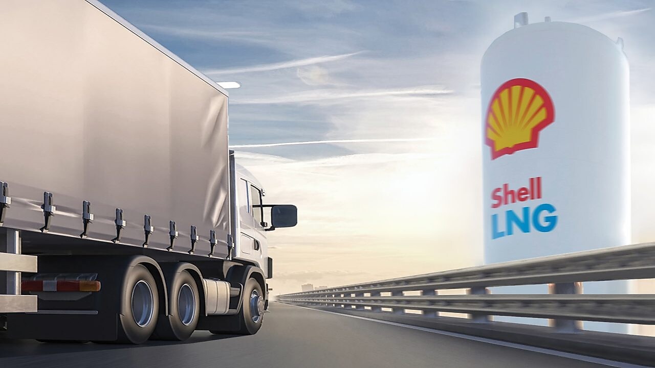 Shell LNG truck