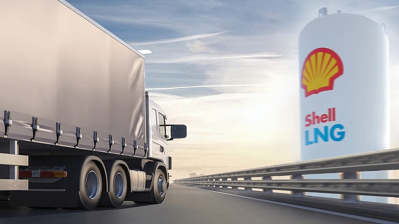 Shell LNG truck