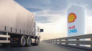 Shell LNG truck