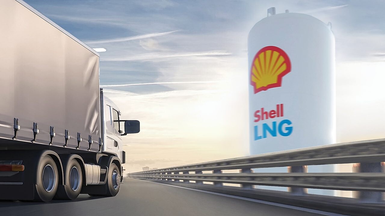 Shell LNG truck