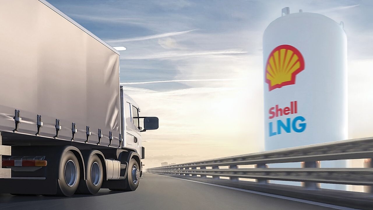 Shell LNG truck