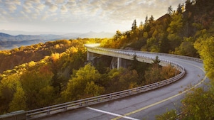 Droga wysoko w górach