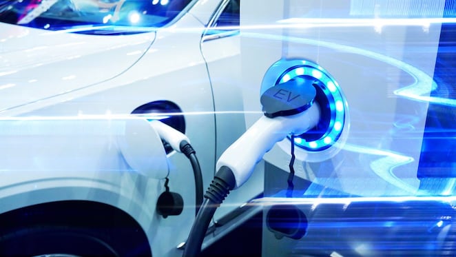 ładowanie samochodu elektrycznego
