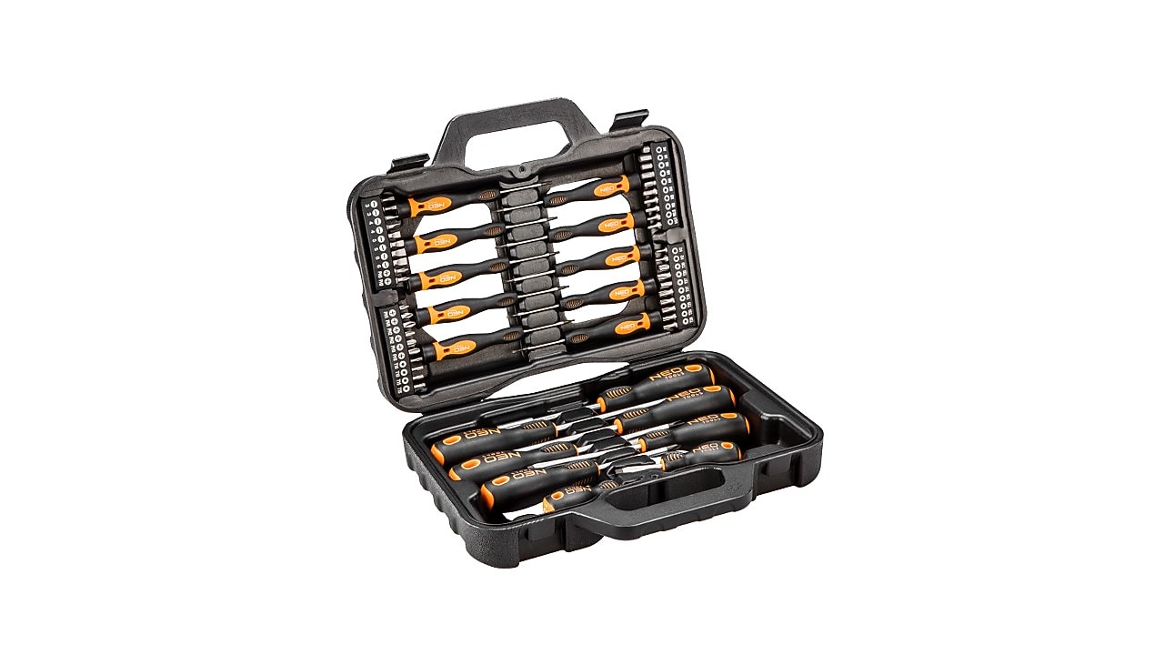 Zestaw wkrętaków i końcówek 58 szt