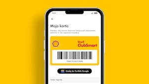 Zeskanuj kartę w aplikacji przy zakupie na stacji Shell
