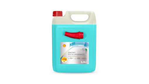 Winter windshield washer fluid light blue