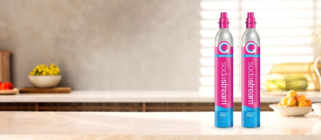 Gazuj. Wymień. Zyskuj. Korzystna wymiana cylindrów CO₂ SodaStream na stacji Shell.
