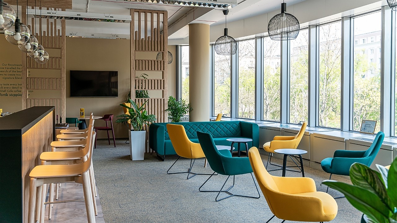 wnętrza Shell Café