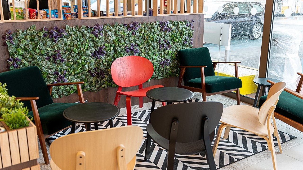 Wnętrza Shell Café